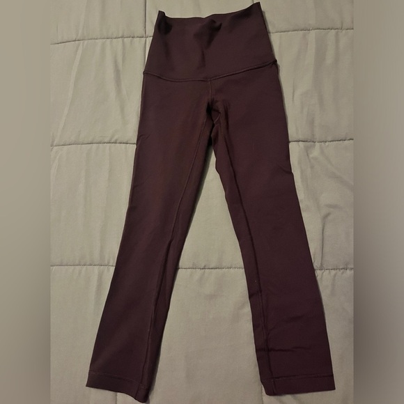 Lululemon Leggings in a deep plum color- size 2 - Picture 1 of 4